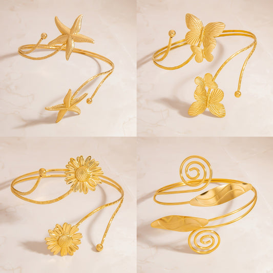 Summer arm bangles / arm bracelets