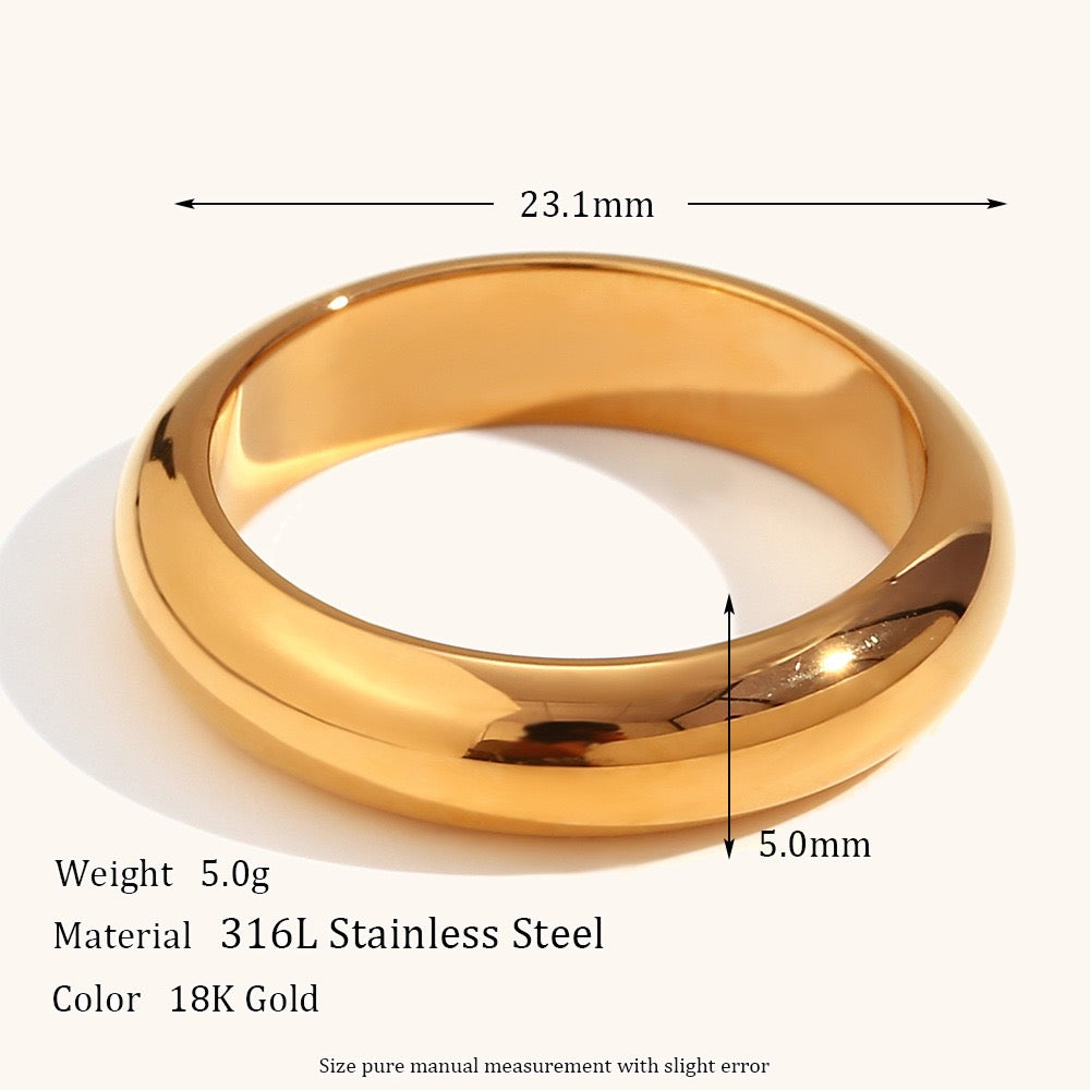 Kairos plain band rings