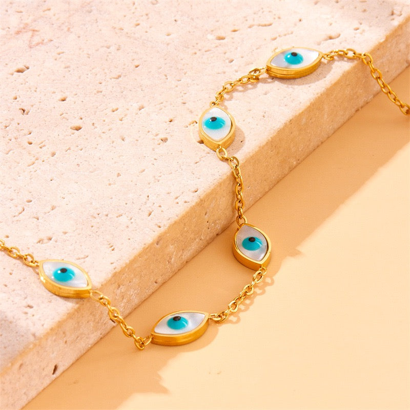 Evil eye bracelet
