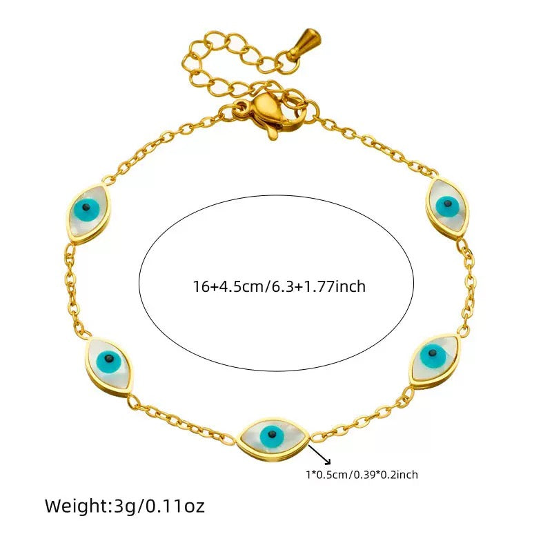 Evil eye bracelet