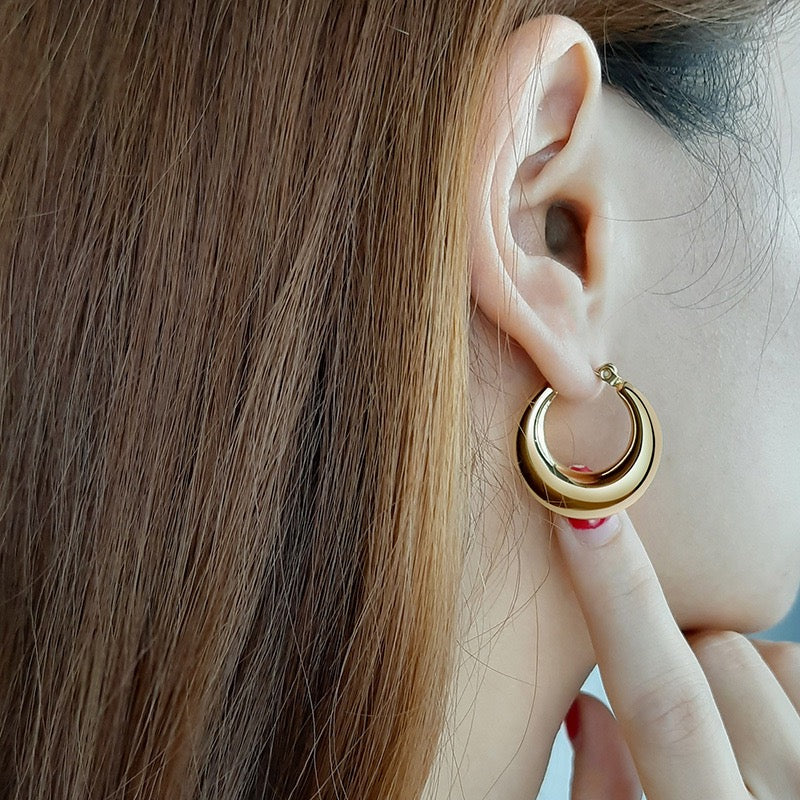 Amore hoops earrings