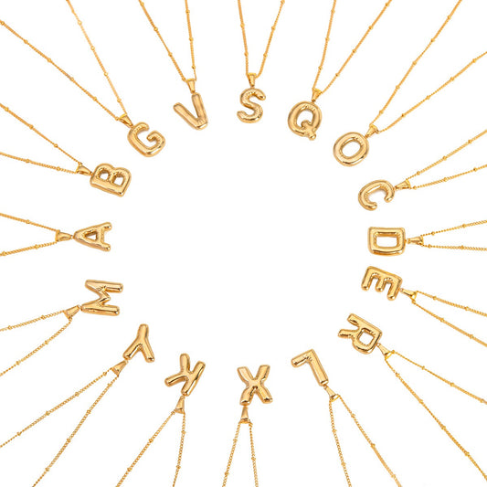 Alphabet name necklaces