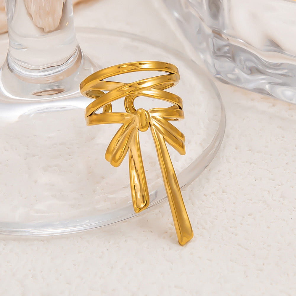 Cameron Ribbon bow rings