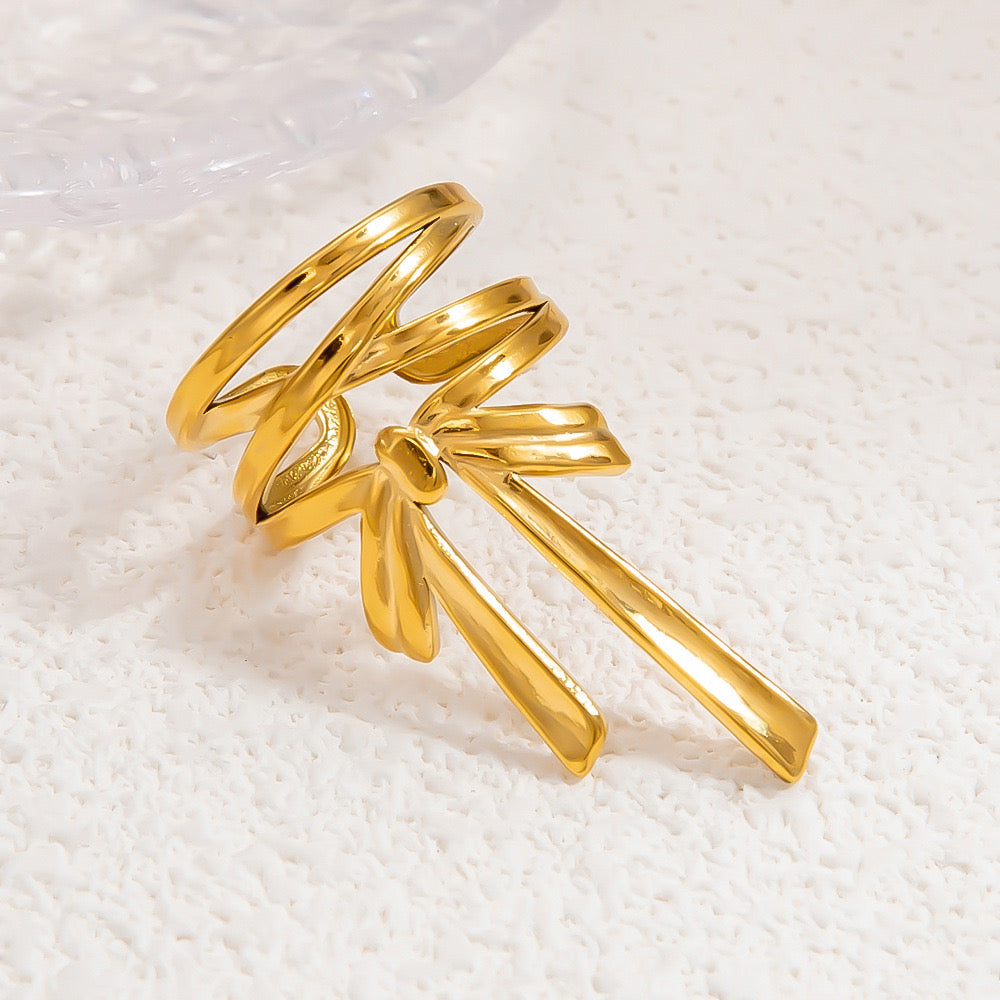 Cameron Ribbon bow rings