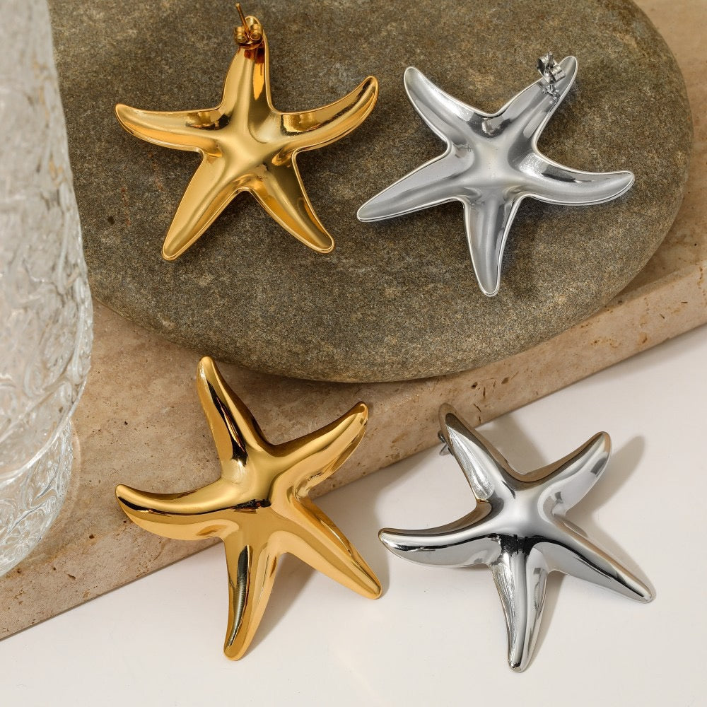 Chubby starfish earrings