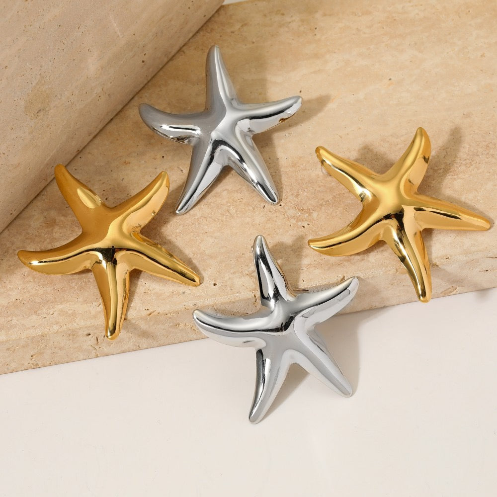 Chubby starfish earrings
