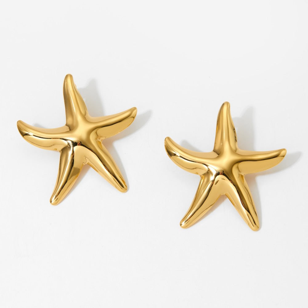 Chubby starfish earrings
