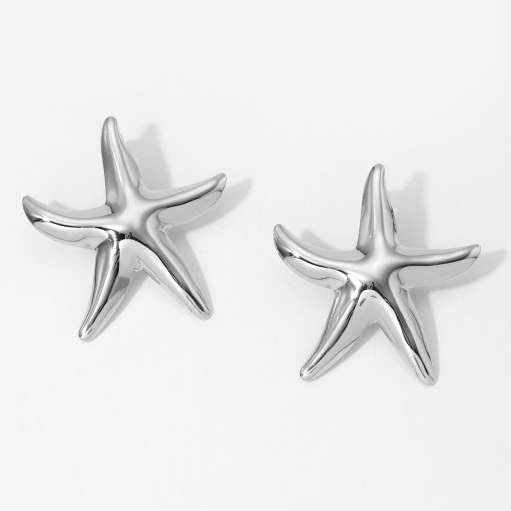 Chubby starfish earrings