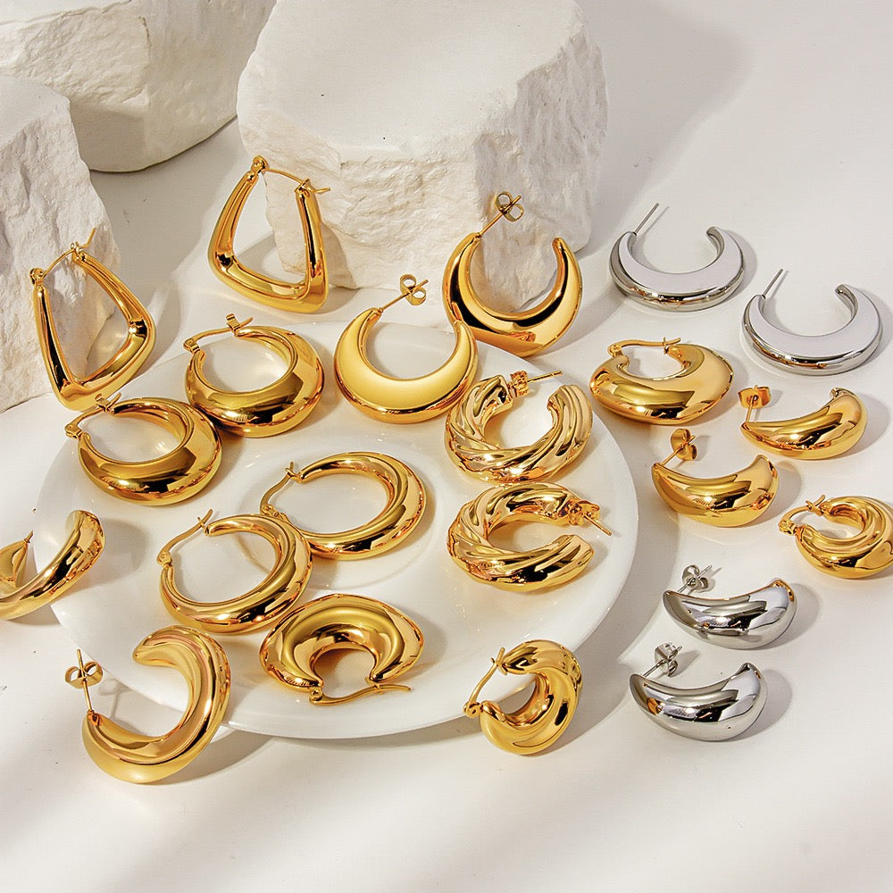 Lsland Classic hoops earrings