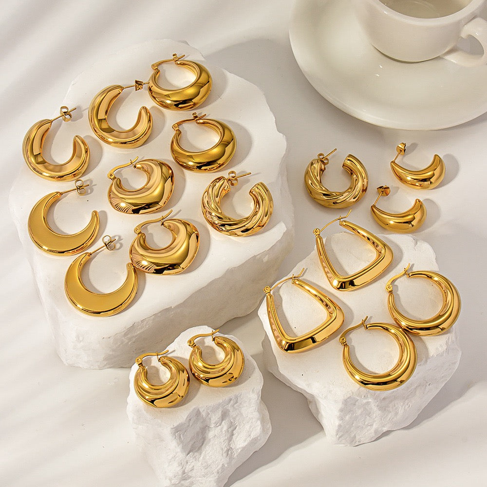 Lsland Classic hoops earrings