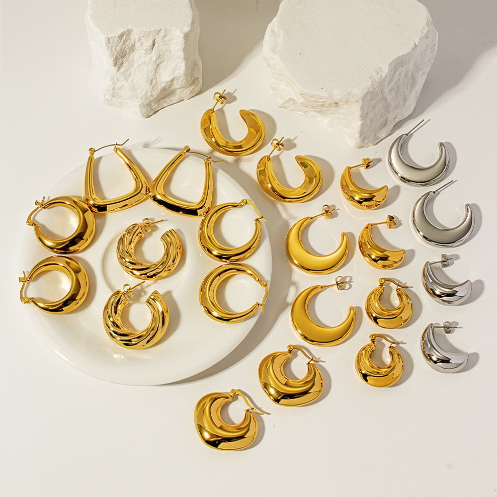 Lsland Classic hoops earrings