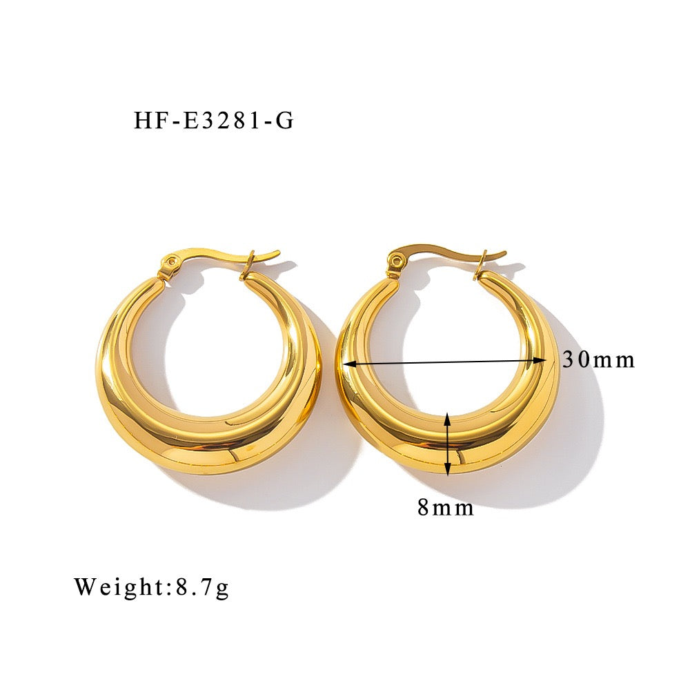 Lsland Classic hoops earrings
