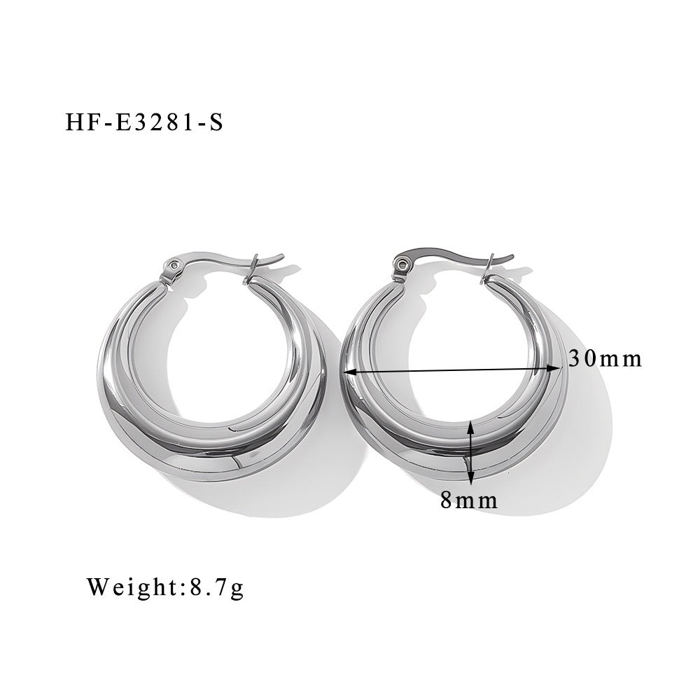 Lsland Classic hoops earrings