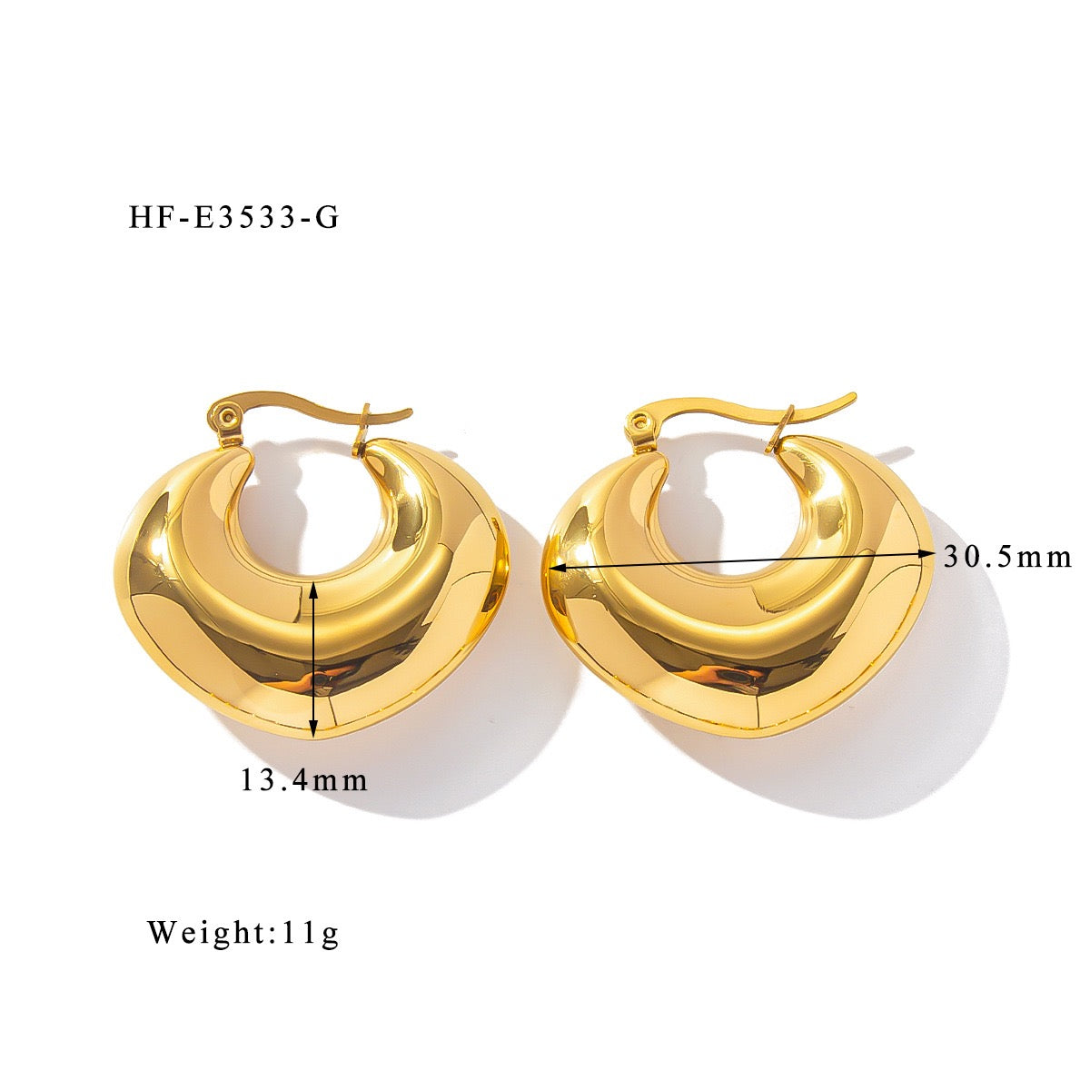 Lsland Classic hoops earrings