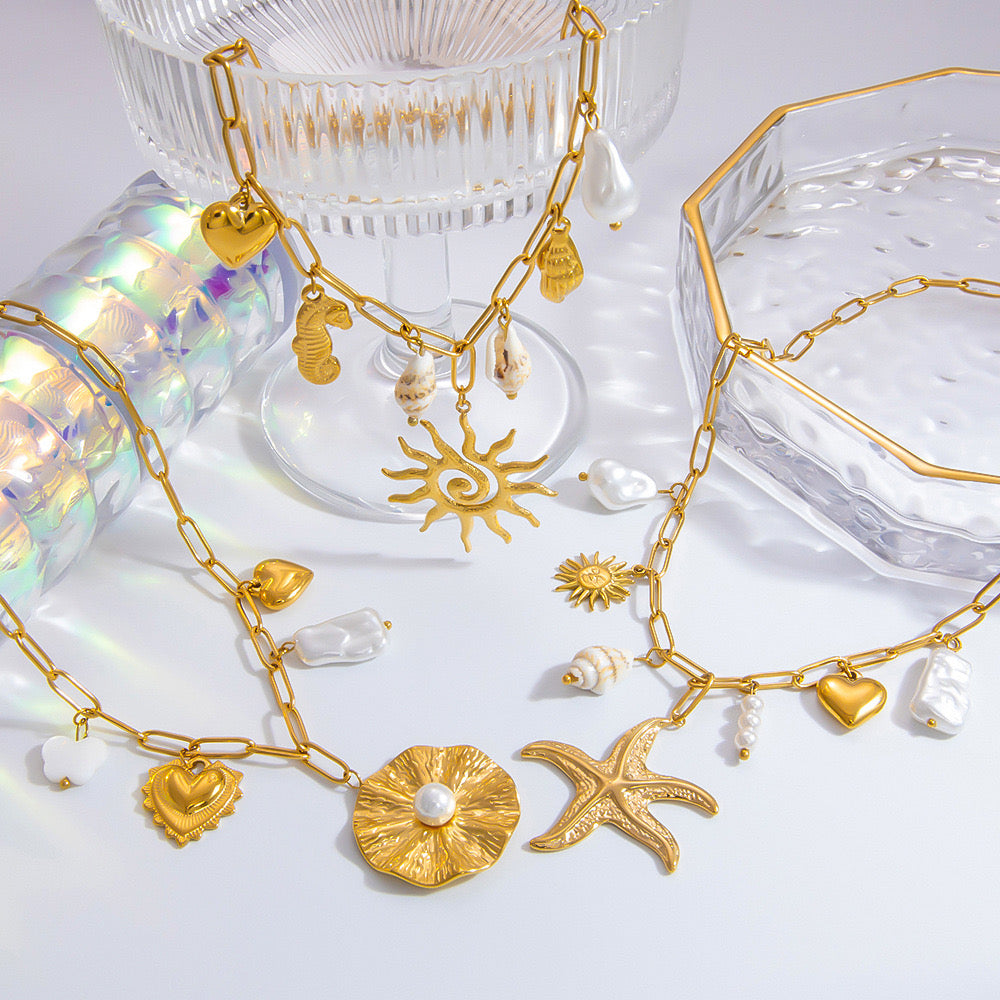 Bondi Helenah statement charm necklace