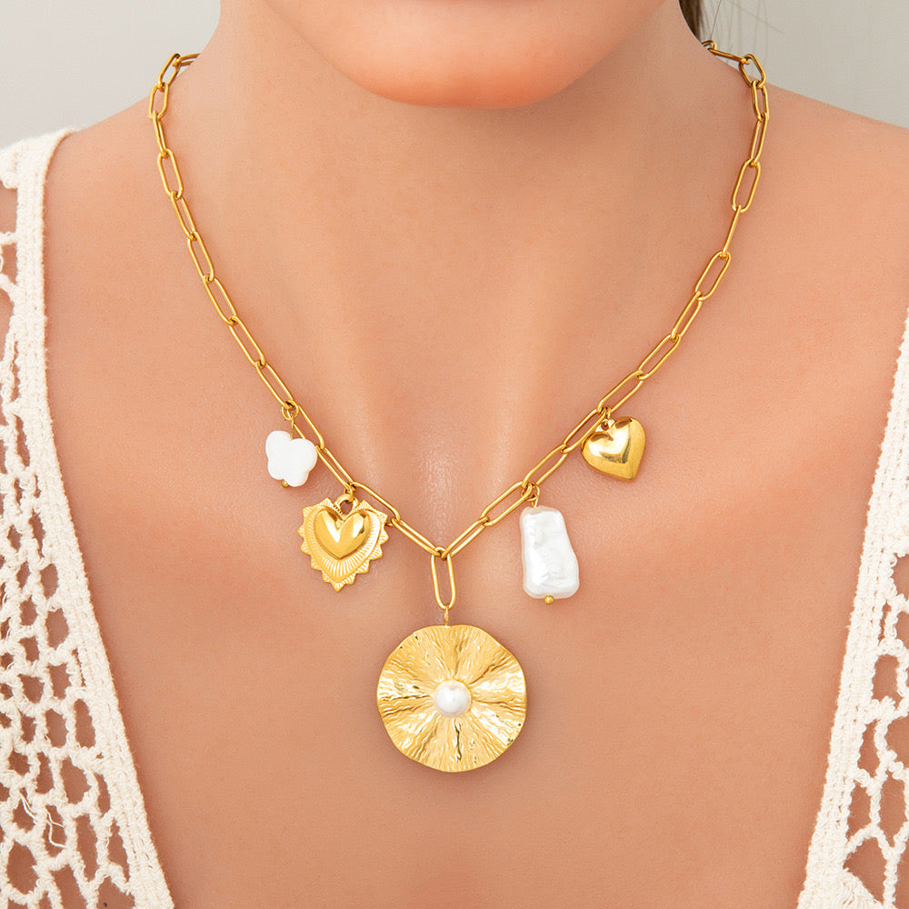 Bondi Helenah statement charm necklace