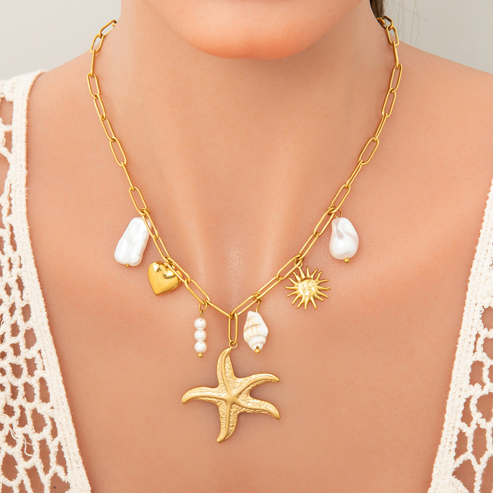 Bondi Helenah statement charm necklace