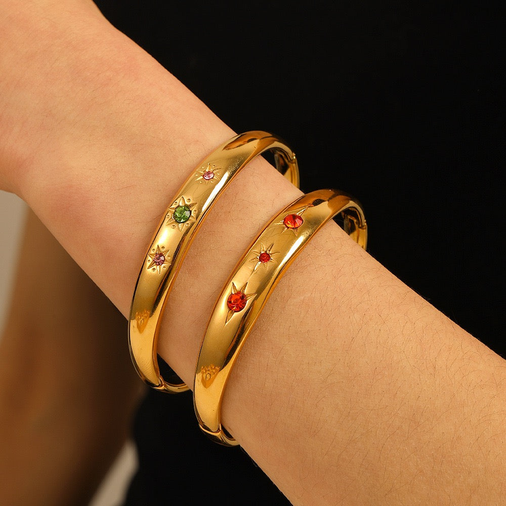 Three stars bangles