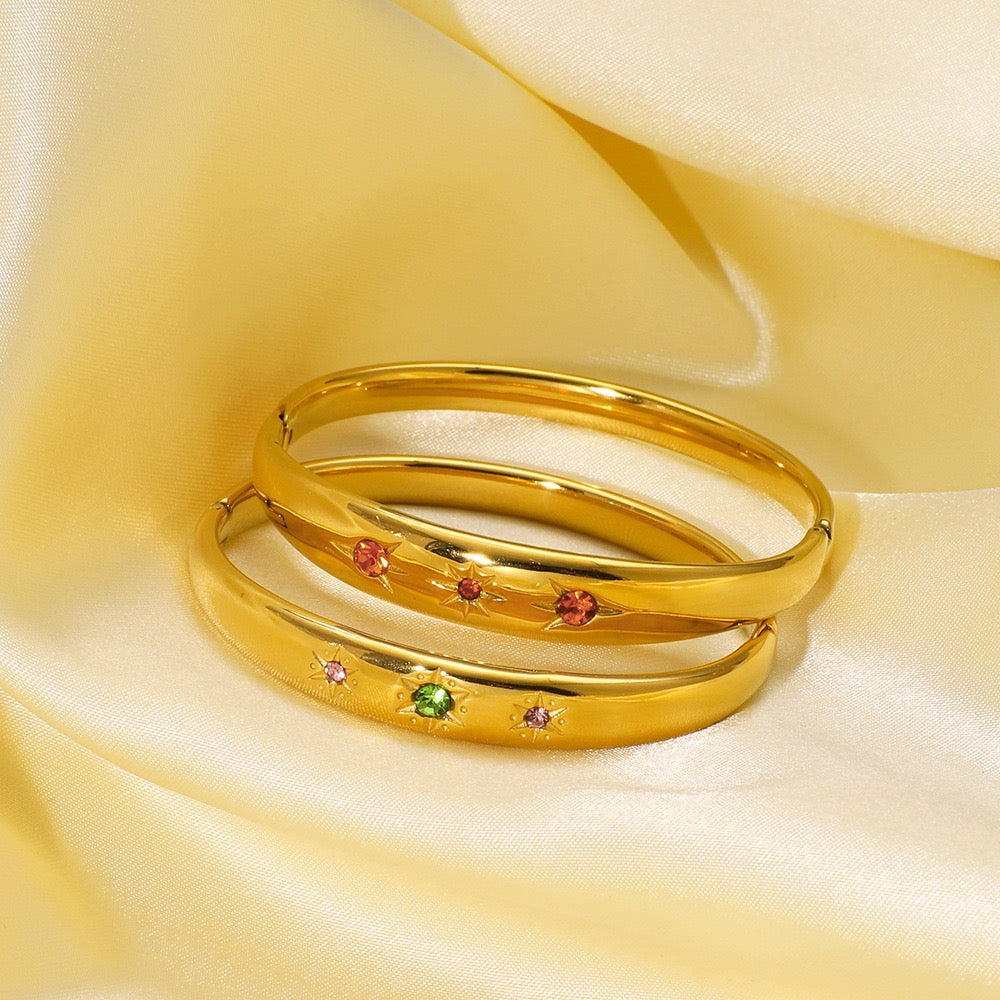 Three stars bangles