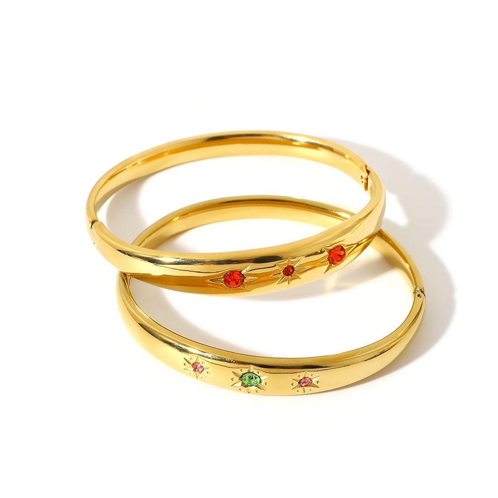 Three stars bangles