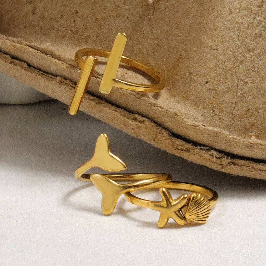 Mermaid tale ring
