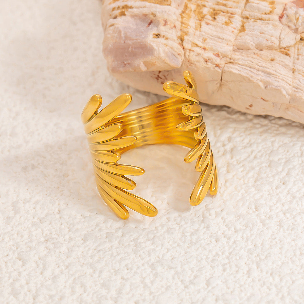 Ursula Good plated open rings