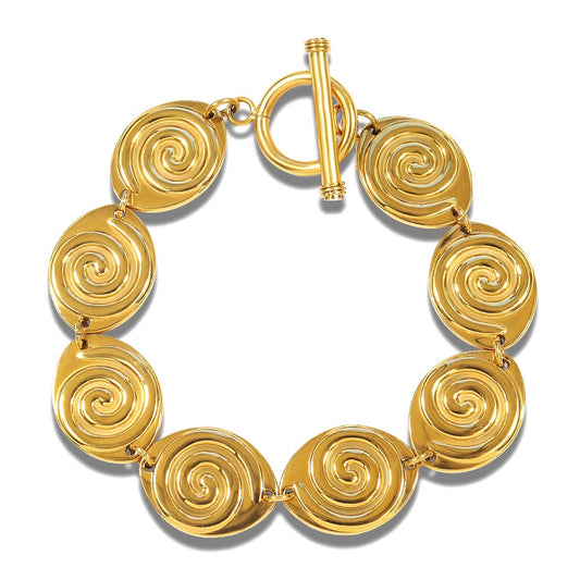 Swirl band bracelet
