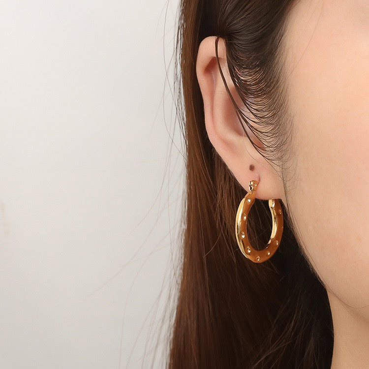 Serein hoops earrings