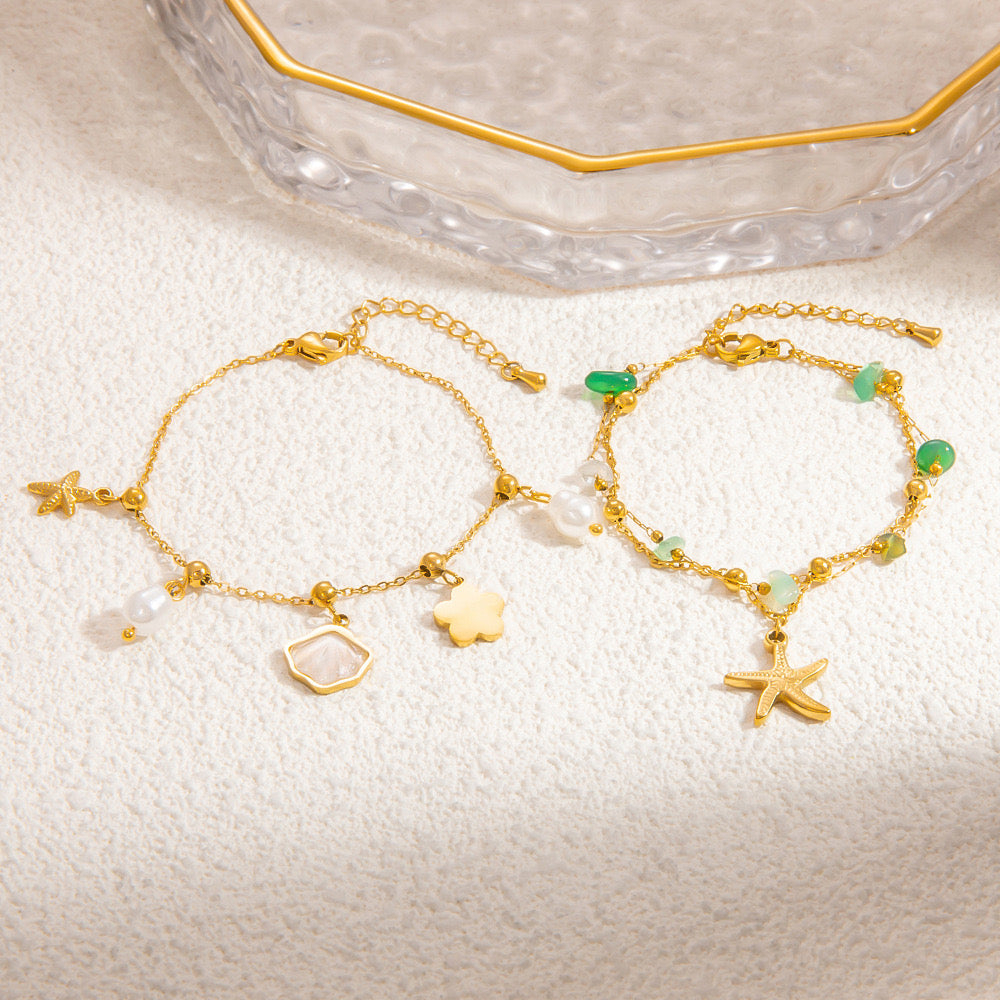 Kevin Bondi summer ocean charm bracelets