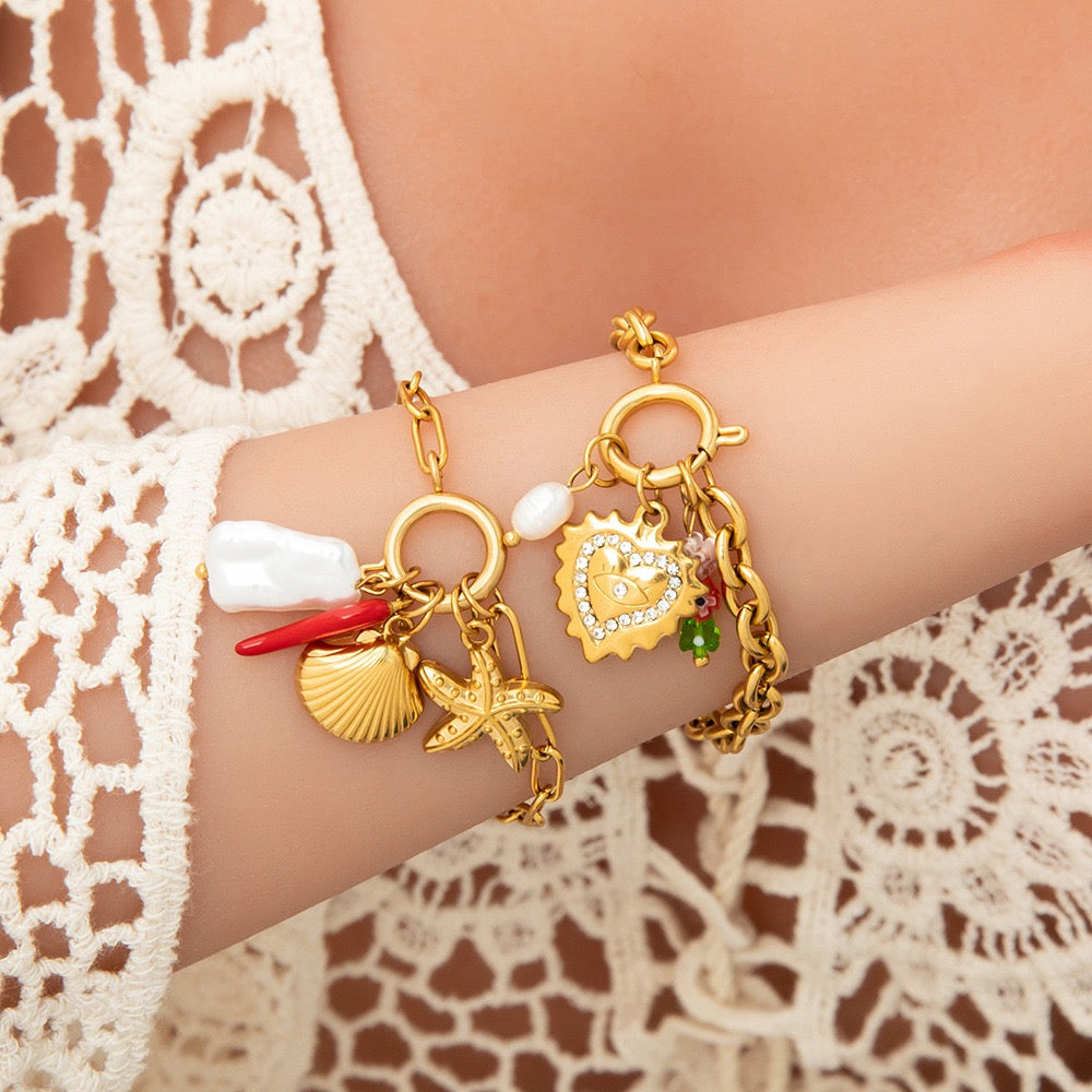 Bondi leia summer charm bracelets