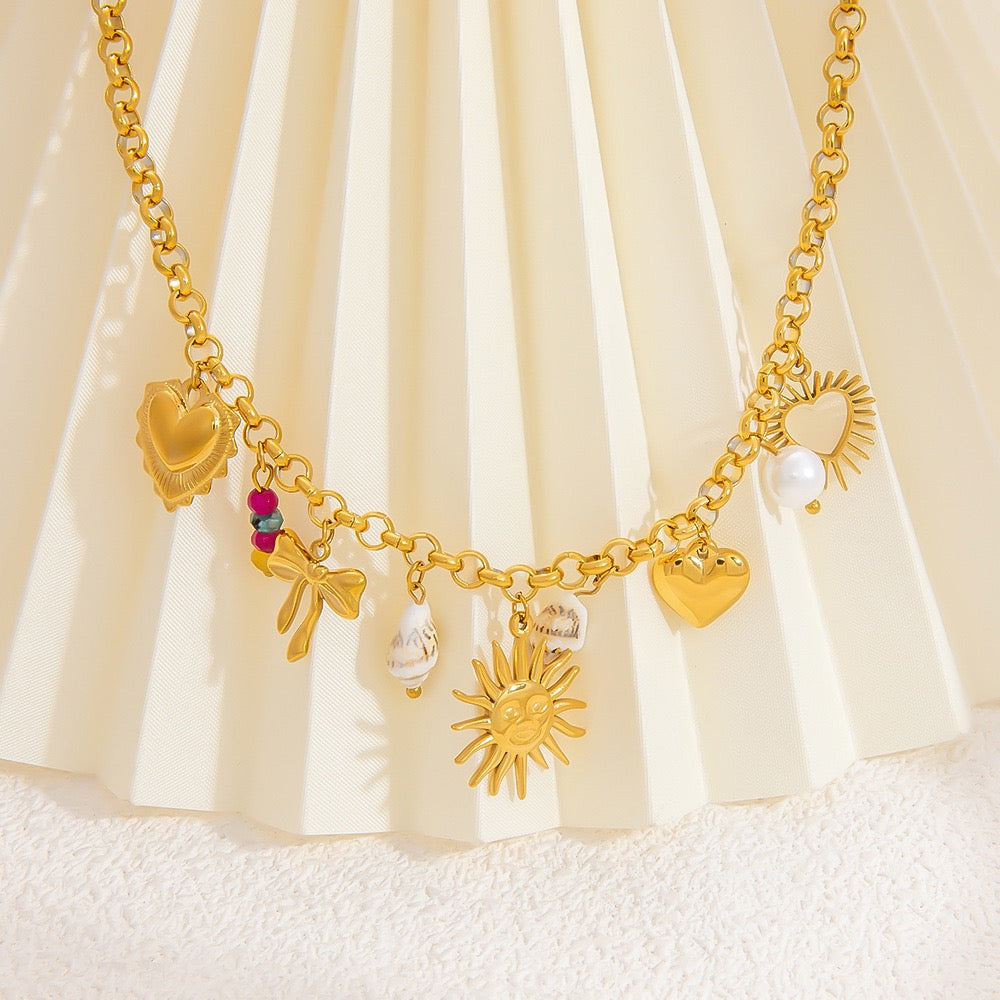 Bondi Yuki summer handmade  charm necklaces