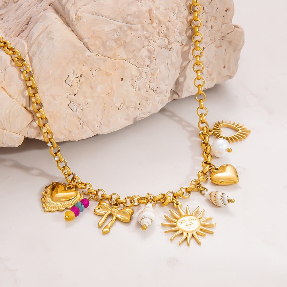 Bondi Yuki summer handmade  charm necklaces