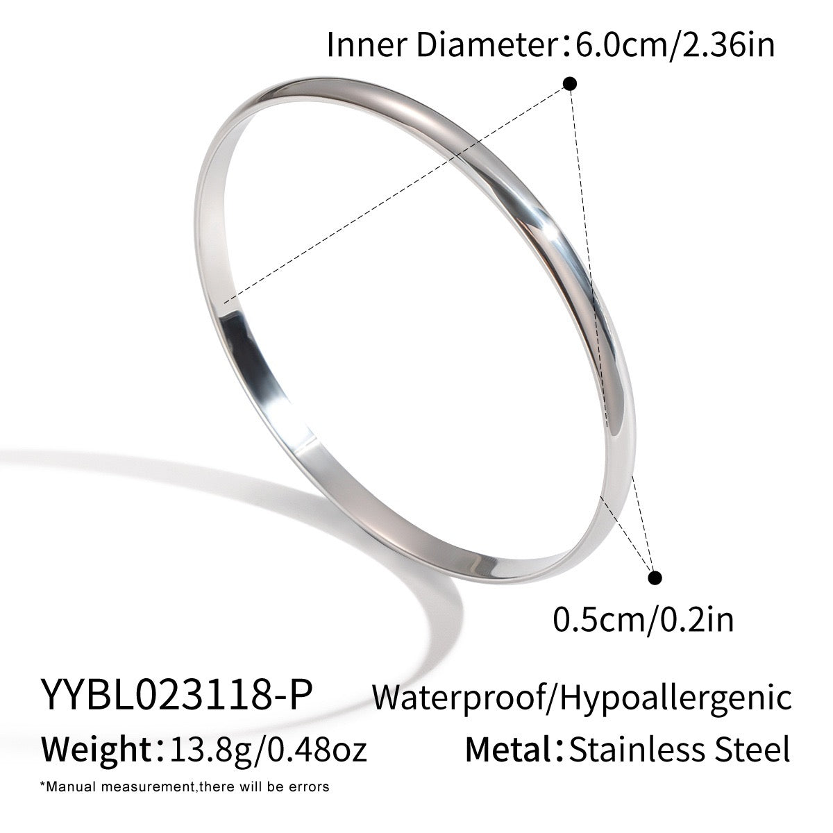 Classic round hoop bangle