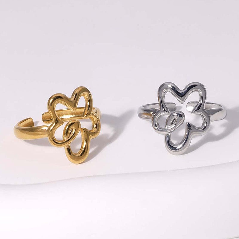 Flower lines rings