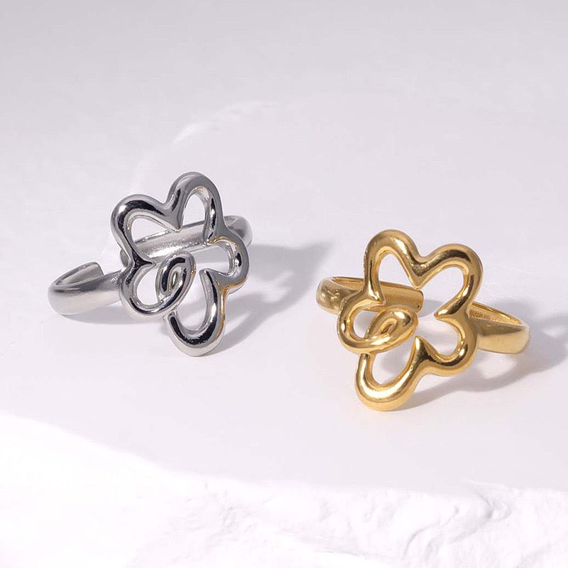 Flower lines rings