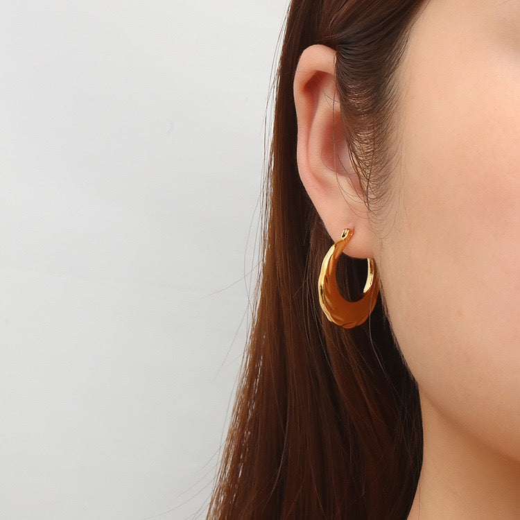 Gina hoops earrings