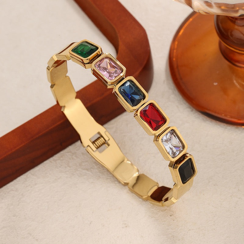 Rainbow rocks bangles