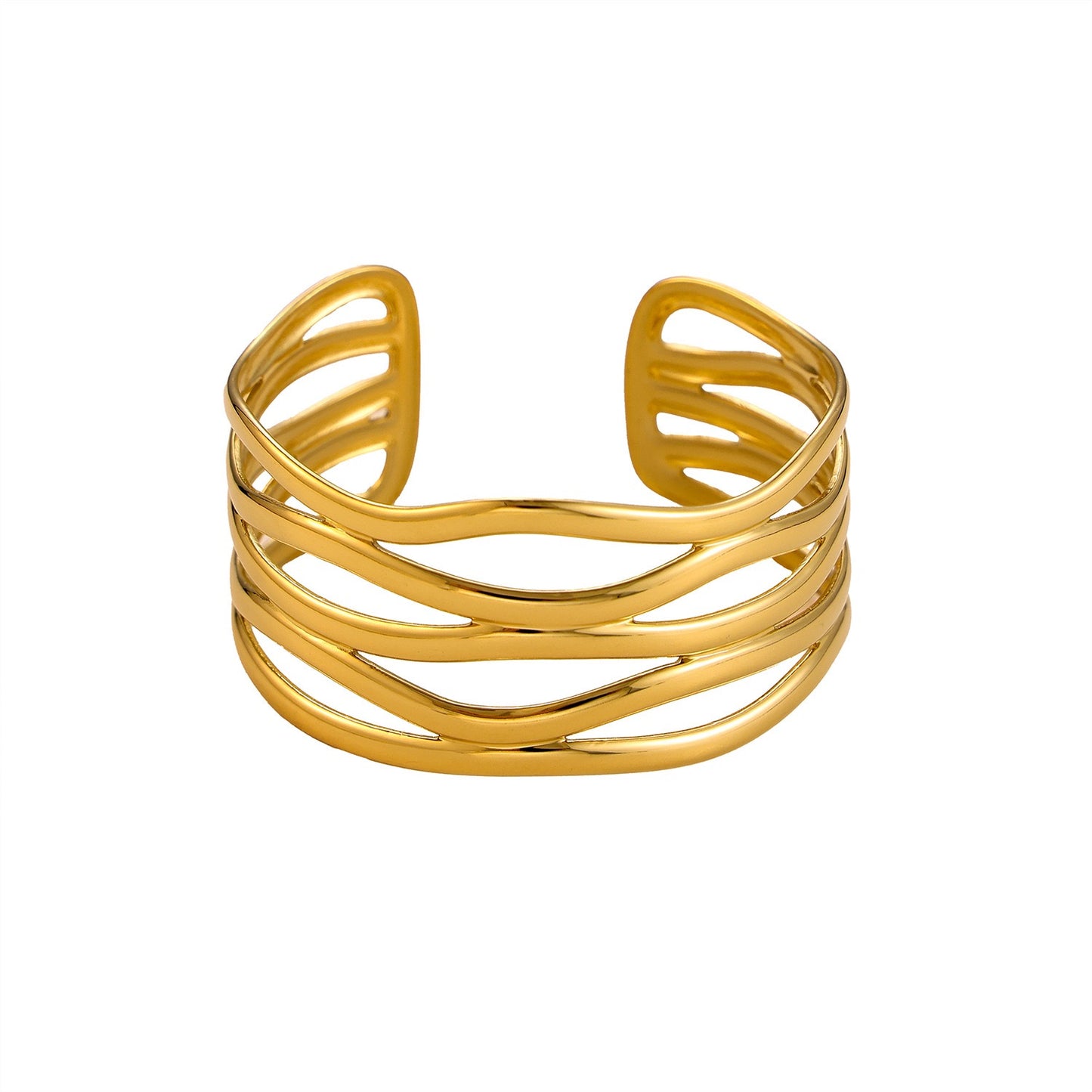 Layer statement bangle