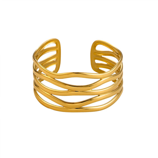 Layer statement bangle