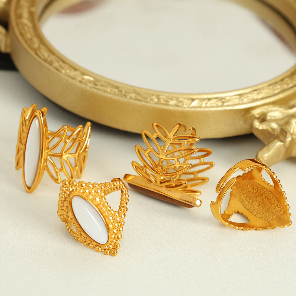 Kayo Natural stone rings