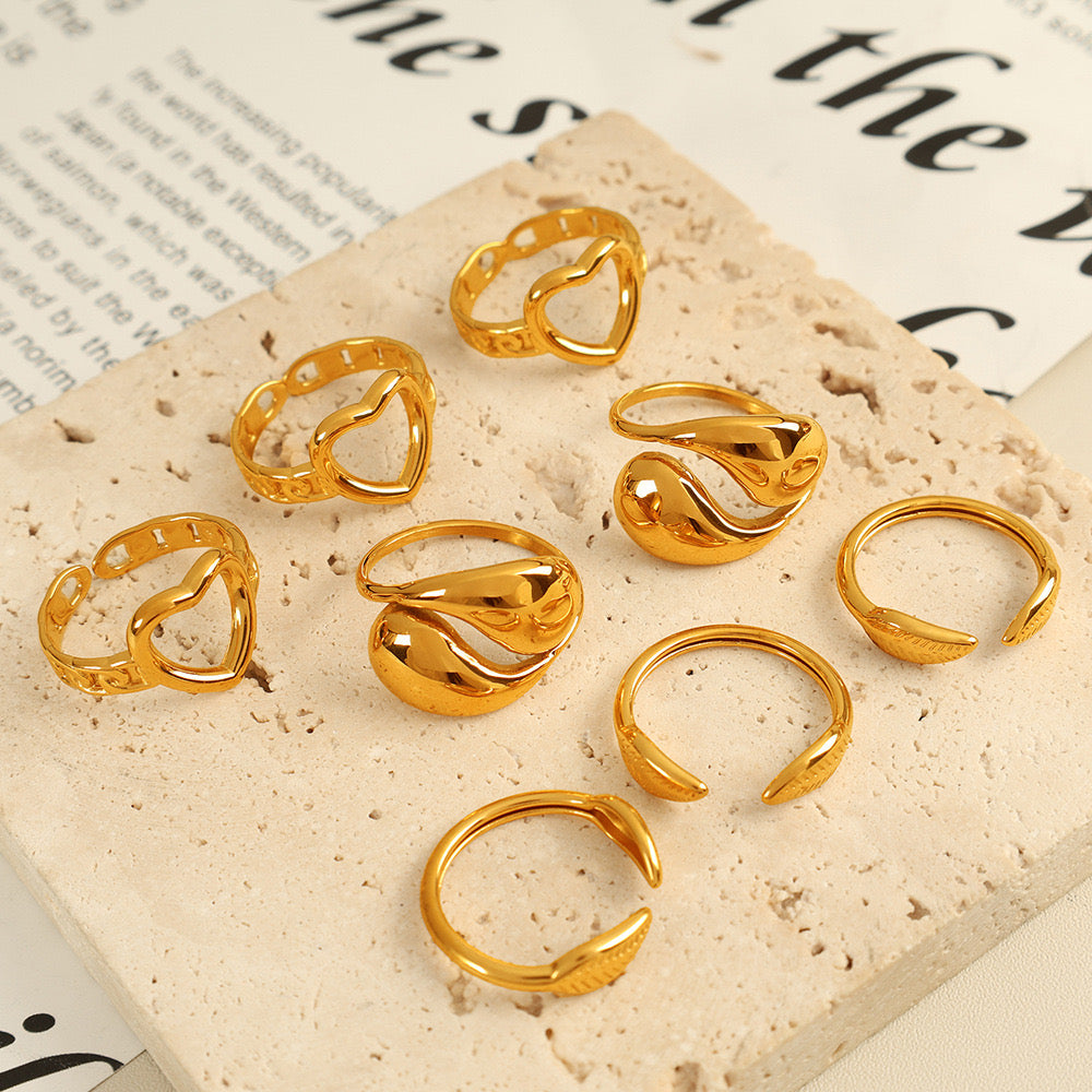 Lisa Open rings collection