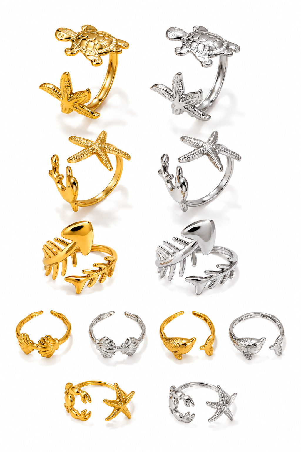 Solara Sea Creatures Ring