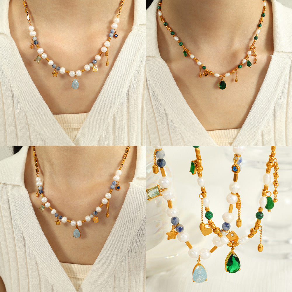 Chandellia Freshwater pearls necklace