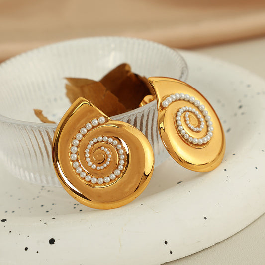 Joy Sea swirl earrings