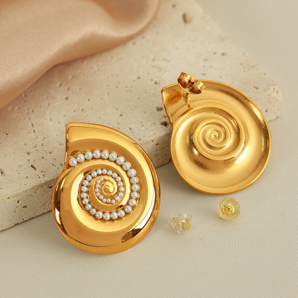 Joy Sea swirl earrings