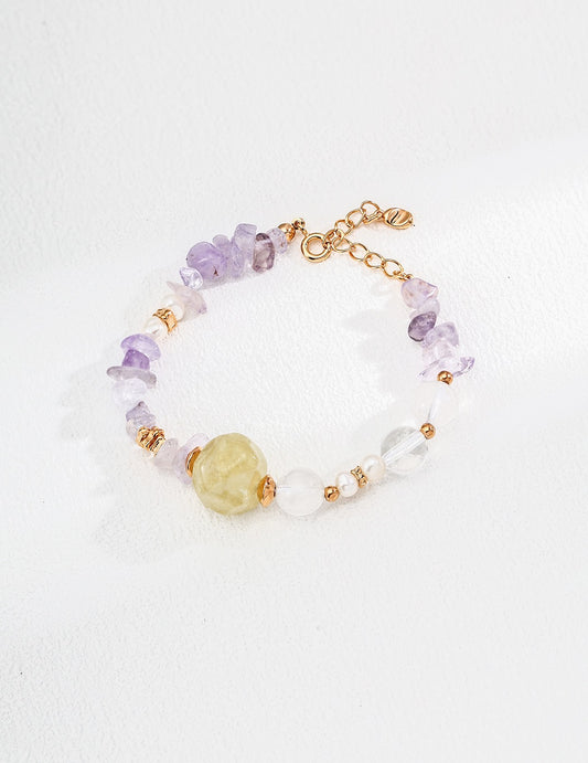 Topaz And Amethyst bracelet