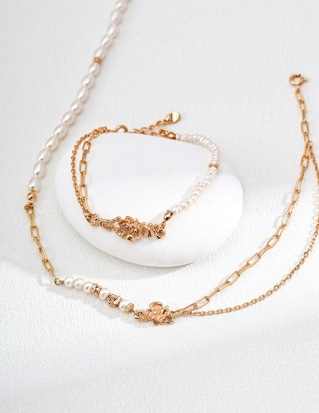 Rose garden pearl sets