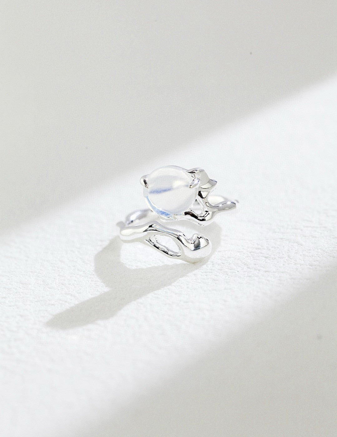 Moon stone dream rings