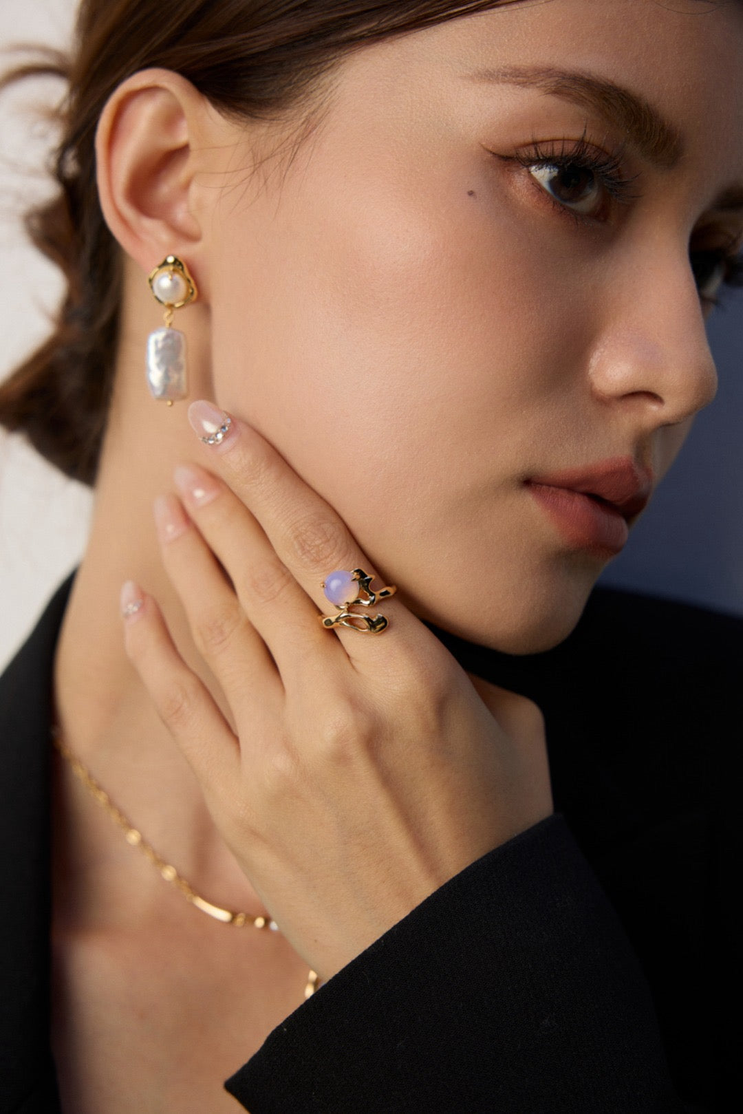 Moon stone dream rings