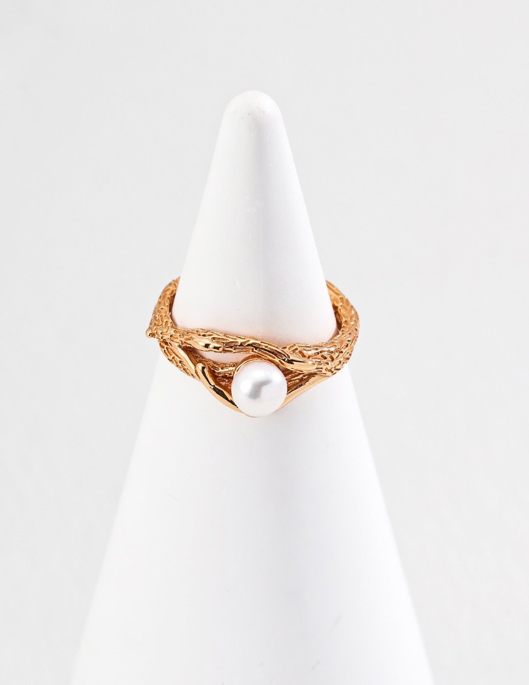 Branch pearl ring